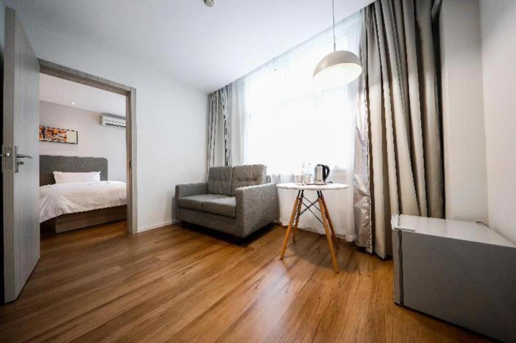 Hanting Hotel Shanghai Songjiang Bagian luar foto